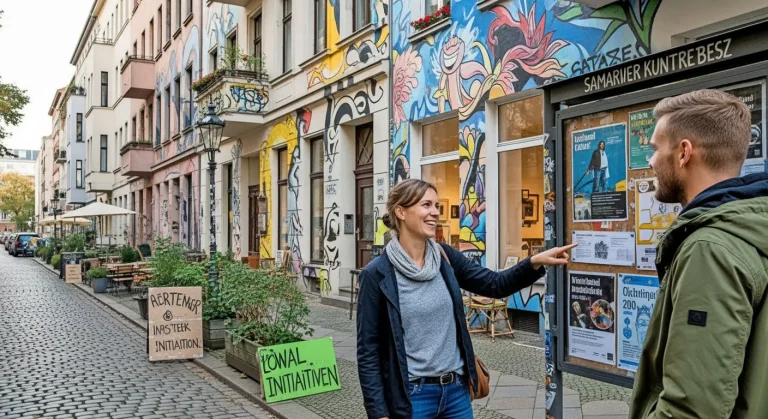 Welche kulturellen Initiativen prägen das Zusammenleben im Samariterkiez?