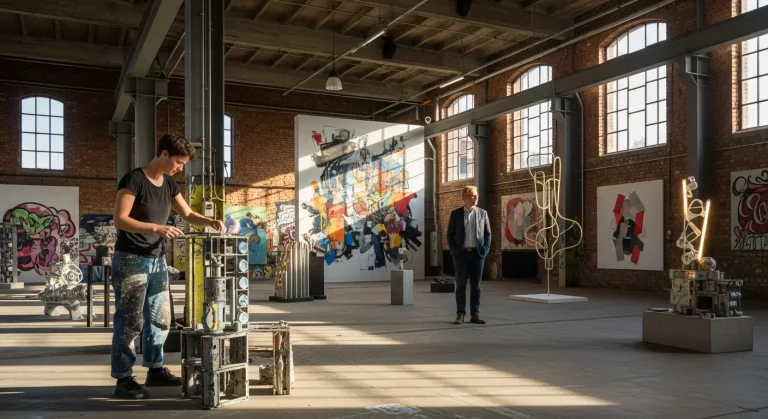 Von der Industriebrache zum Kulturlabor: Zeitgenössische Kunst im Kiez