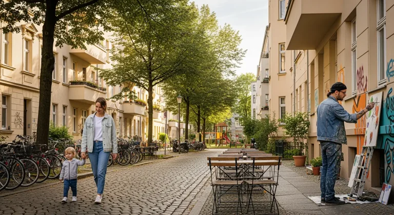 Was macht Friedrichshain zur Schnittstelle zwischen alternativer Szene und Familienkiez?
