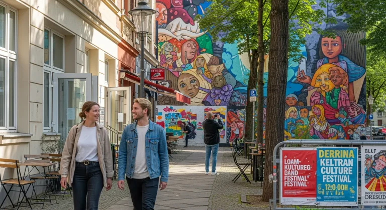 Wie feiert Friedrichshain die kulturelle Vielfalt durch Feste und Kunst im öffentlichen Raum?